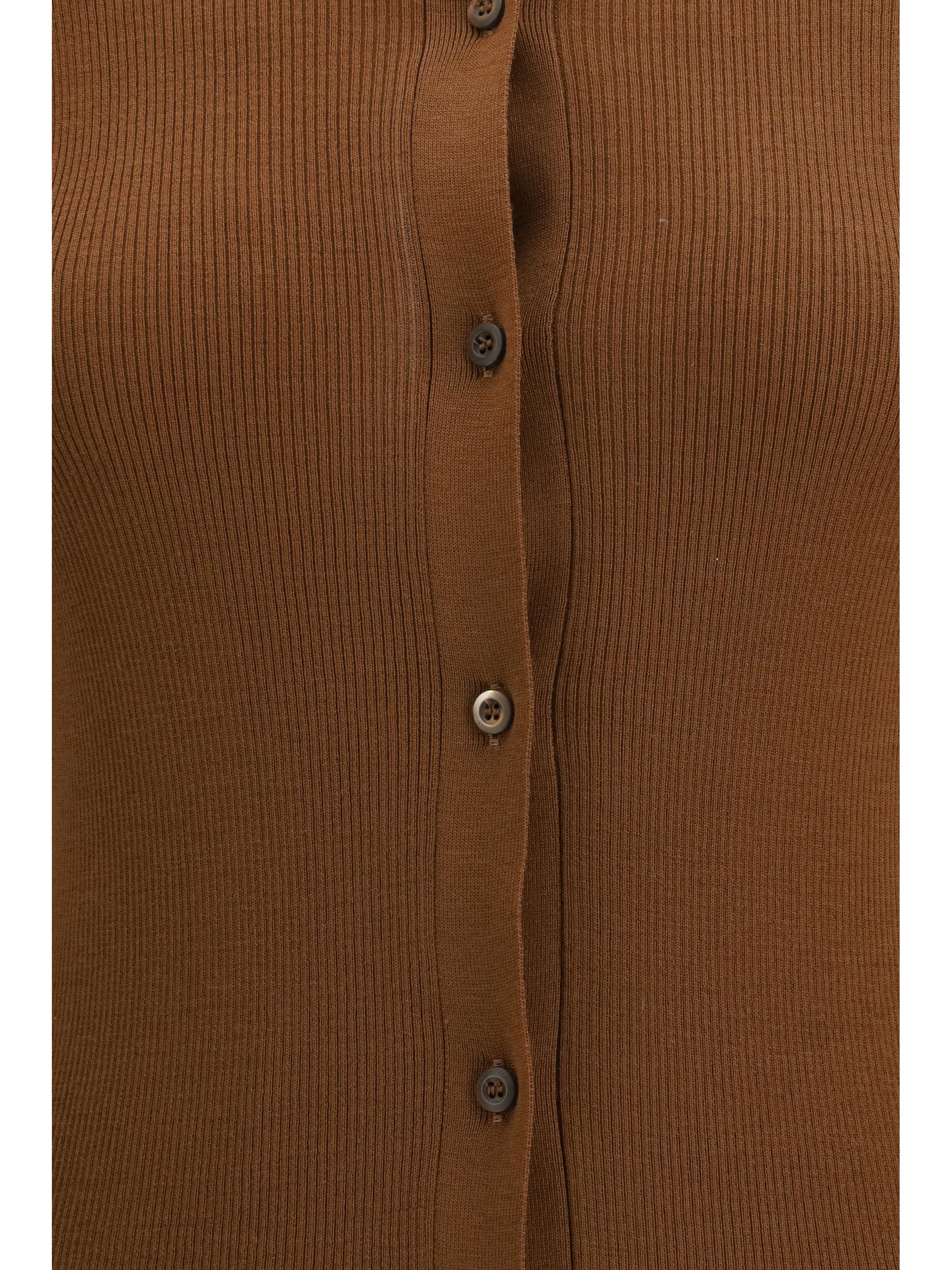 ribbed wool cardigan