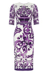 silk charmeuse midi dress
