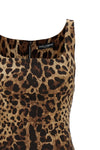 the dolce & gabbana midi dress in stretch silk charmeuse defines the silhouette