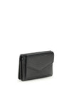 wallet with white stitch