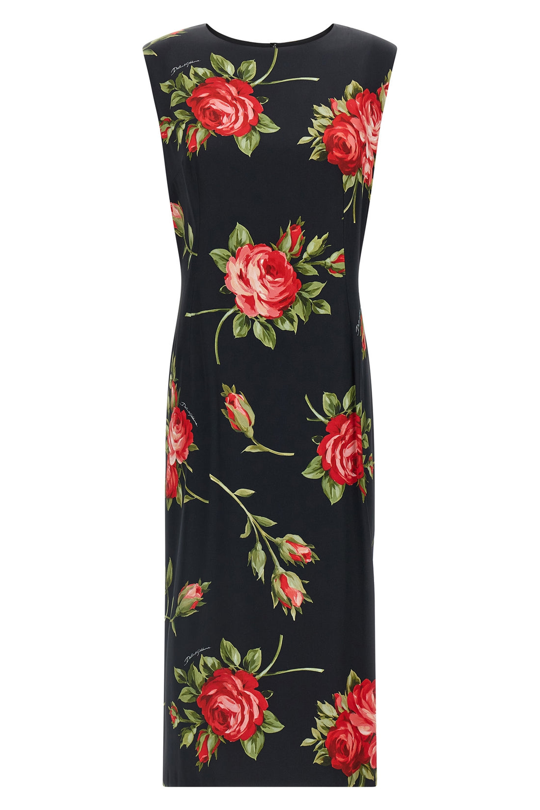 DOLCE &amp; GABBANA 38 midi dress in viscose satin