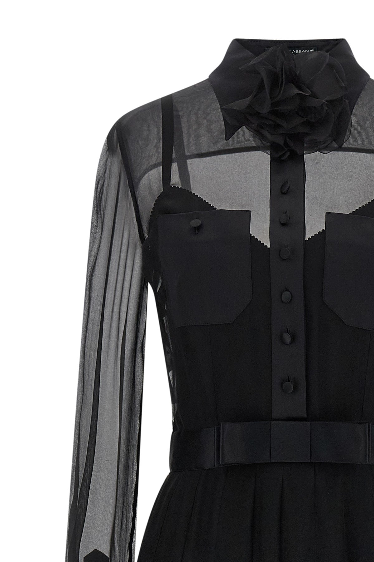 the dolce & gabbana longuette chemisier dress is built