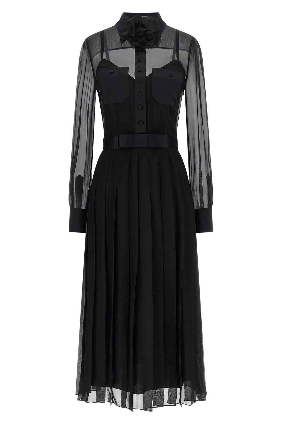 the dolce & gabbana longuette chemisier dress is built