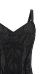the dolce & gabbana longuette dress defines a tight silhouette through a rigorou