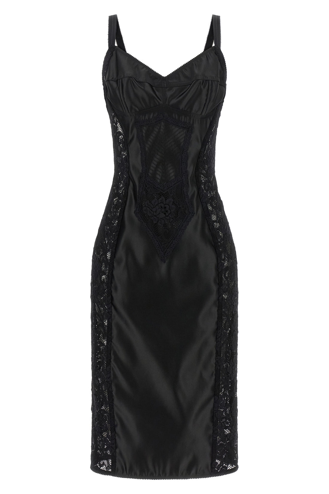 DOLCE &amp; GABBANA 42 the dolce &amp; gabbana longuette dress defines a tight silhouette through a rigorou