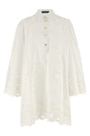 capri cotton poplin shirt dress