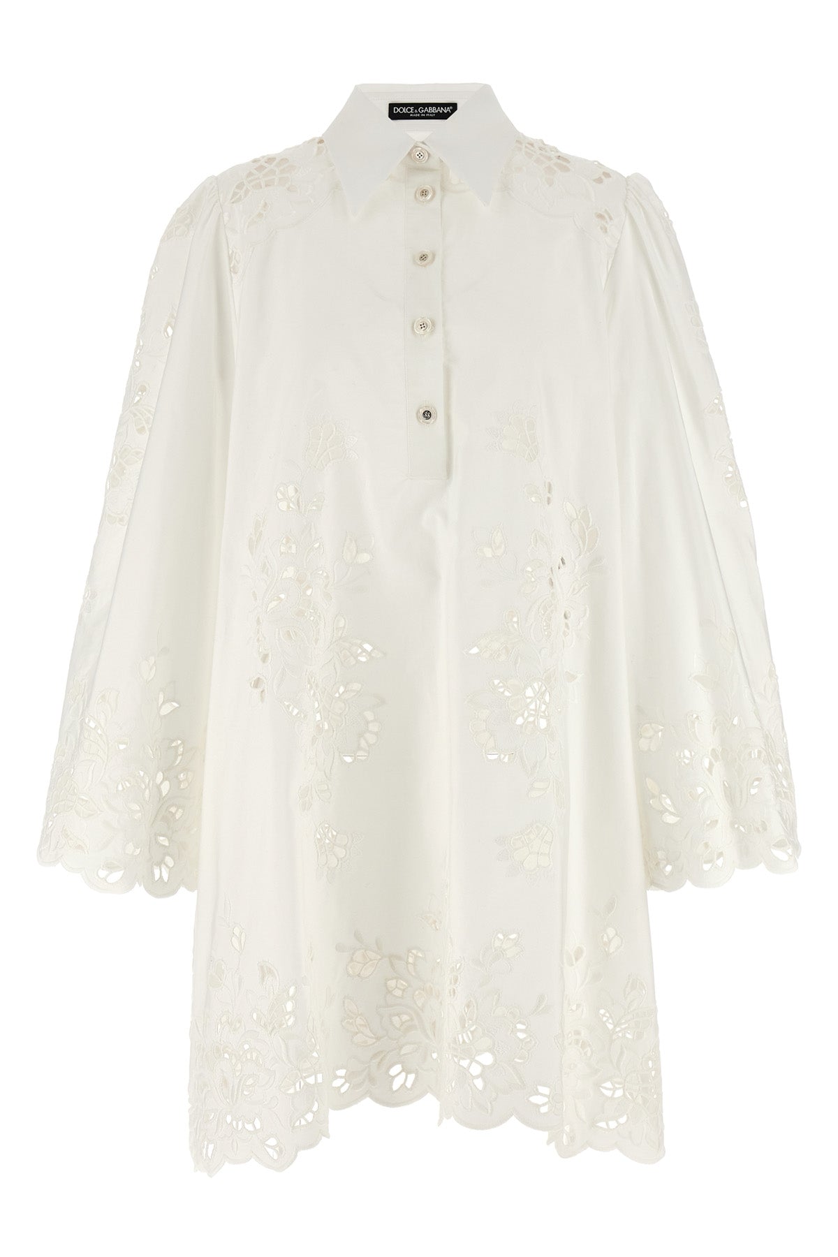 capri cotton poplin shirt dress