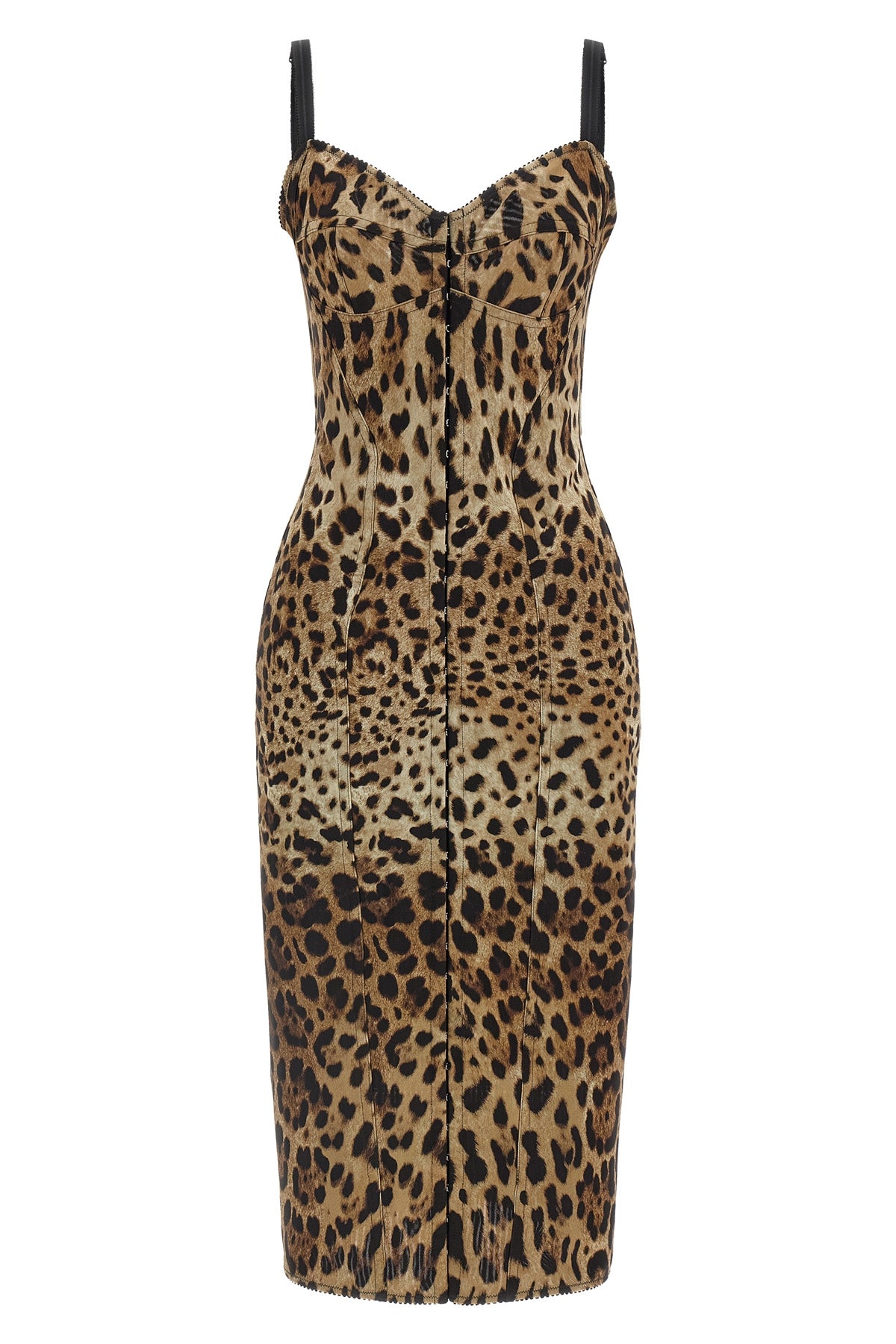 the dolce & gabbana dress redefines shapes through a corsetry-inspired construct