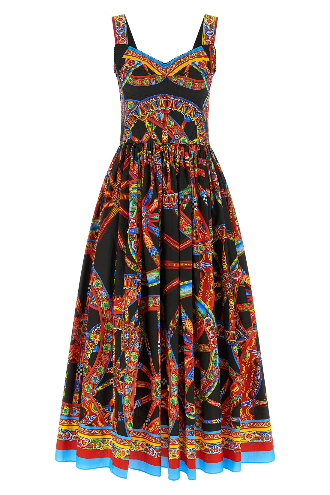 DOLCE &amp; GABBANA 46 the dolce&amp;gabbana long dress features a structured bodice