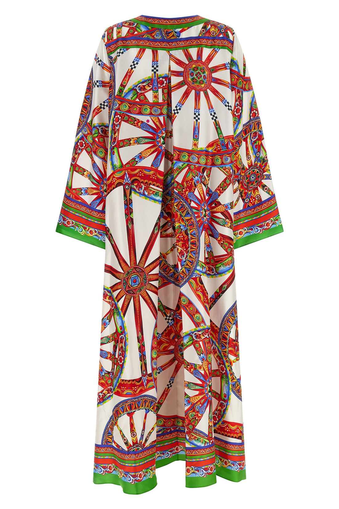 DOLCE &amp; GABBANA 40 the dolce&amp;gabbana maxi dress in pure silk twill embodies the essence of sartoria