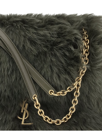 SAINT LAURENT OS jamie medium shearling shoulder bag