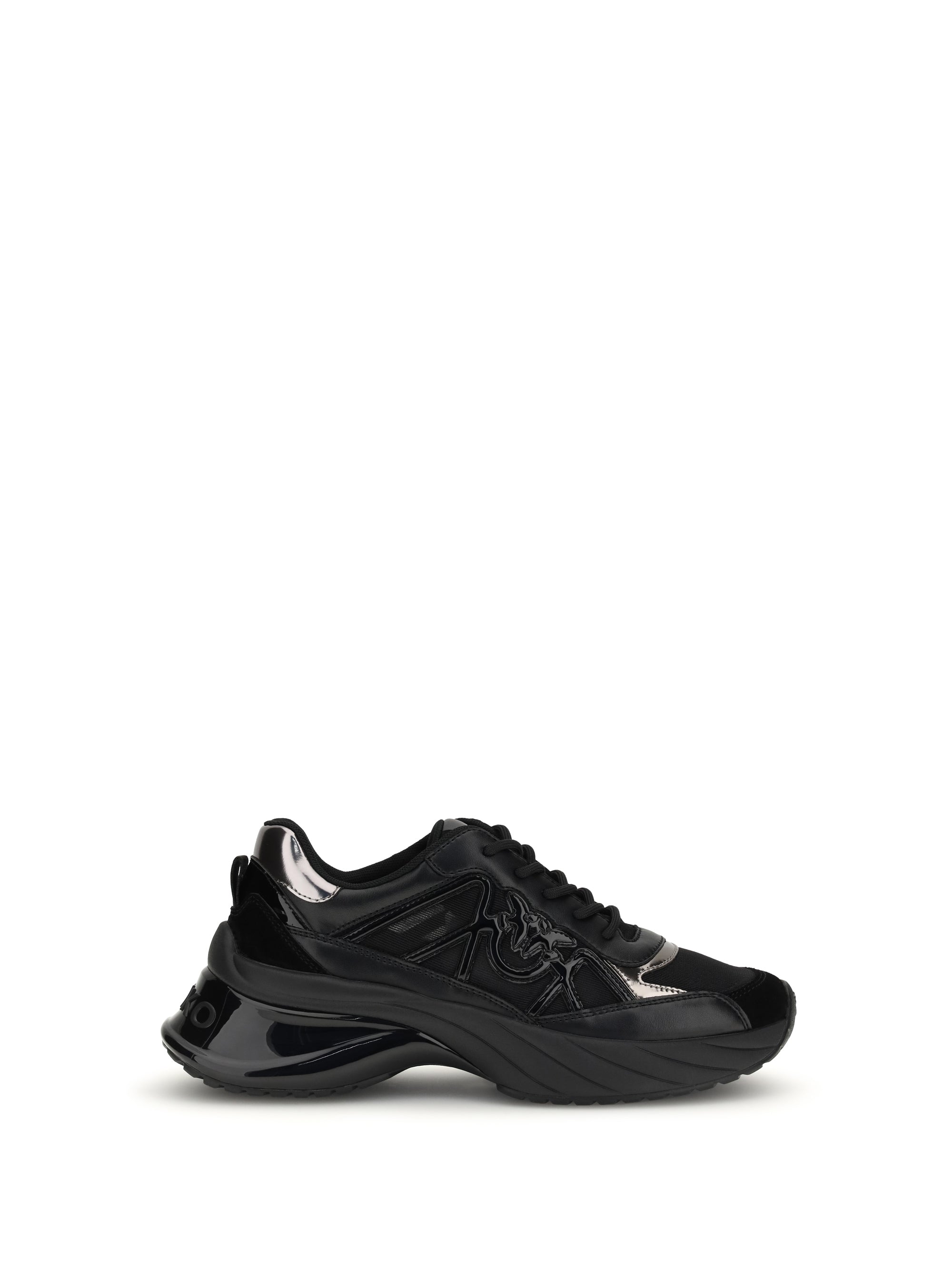 PINKO 36 ariel leather sneakers
