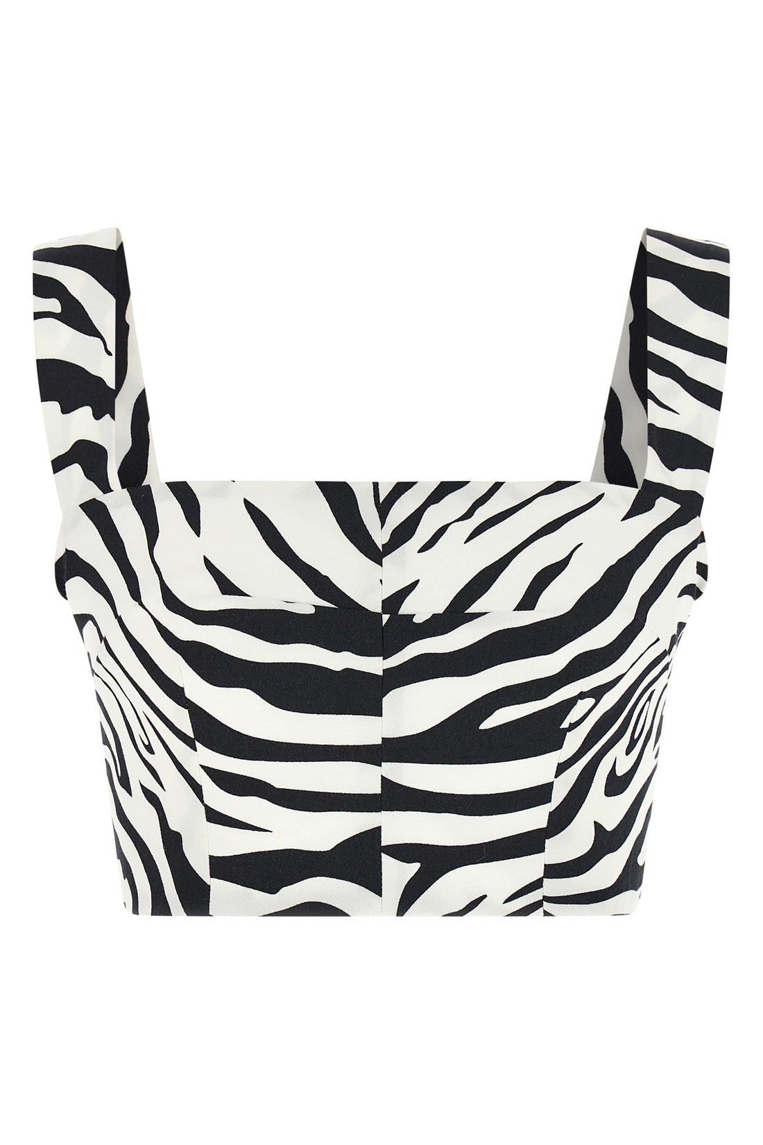 DOLCE &amp; GABBANA 38 the dolce &amp; gabbana cropped top is distinguished by a structured bustier constru