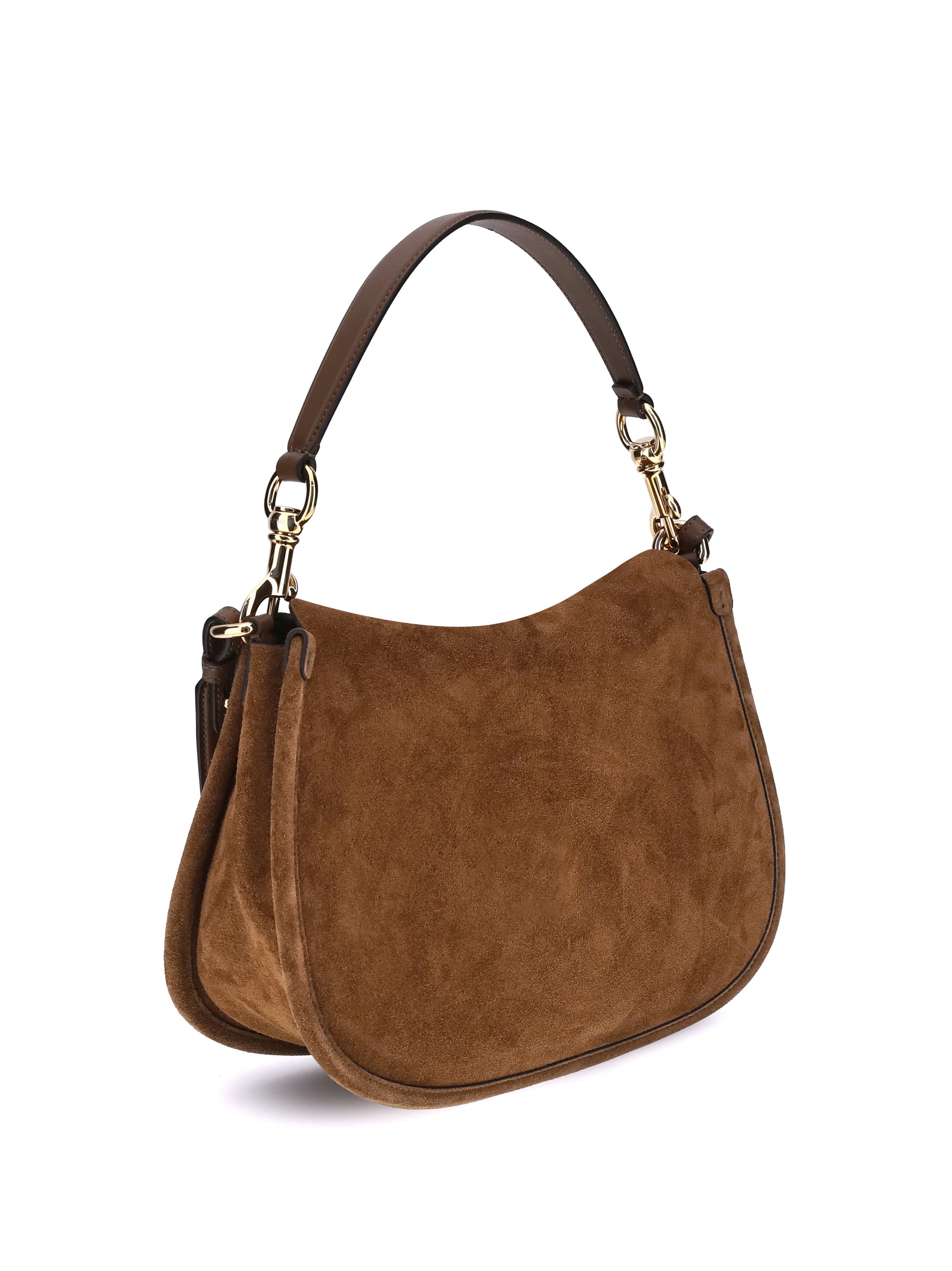suede pony shoulder bag