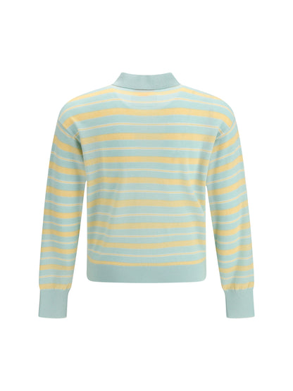 GUEST IN RESIDENCE M collegiate stripe polo