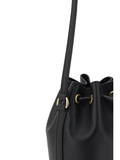mini vlogo drawstring bucket bag
