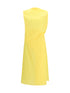 JACQUEMUS 38 drapped midi dress