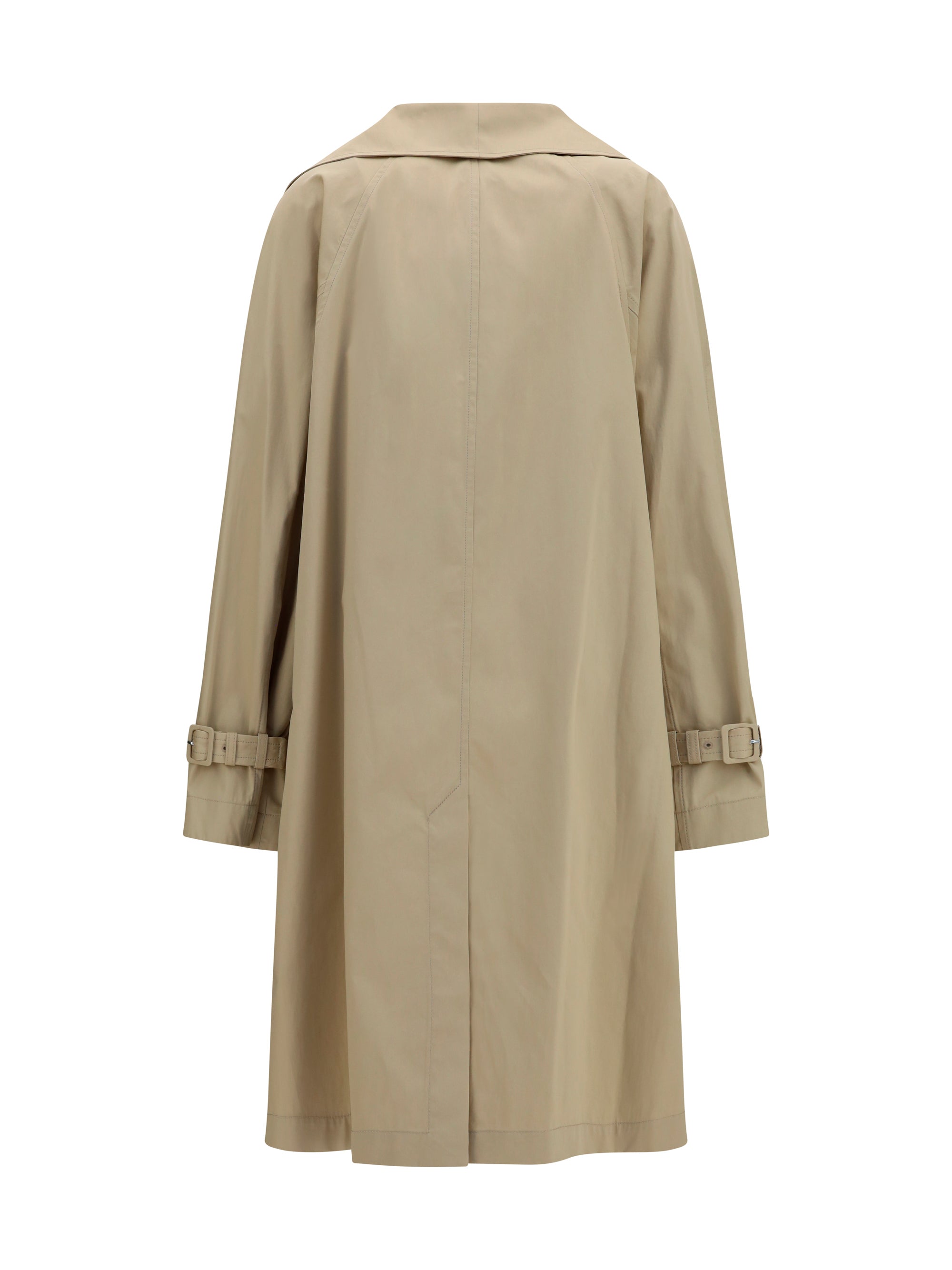 oversized cotton trench