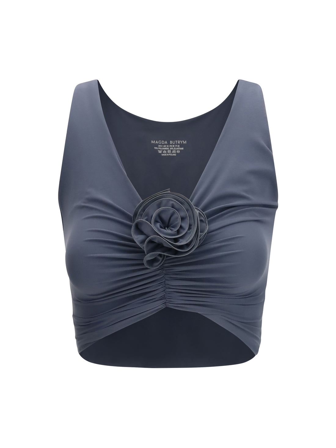 MAGDA BUTRYM 38 ruched flower top
