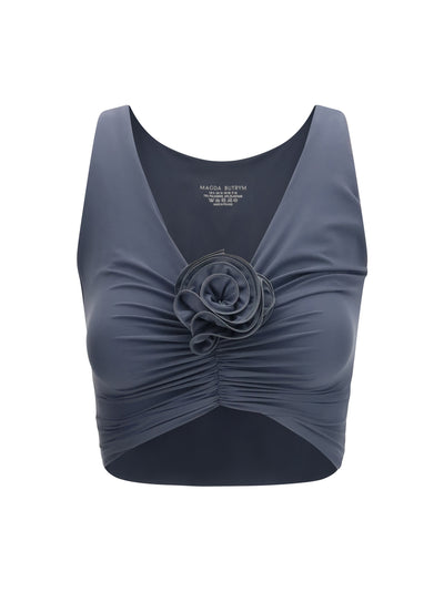 ruched flower top