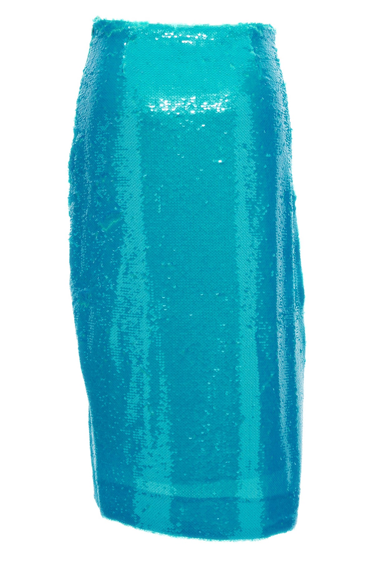 fabric midi skirt withll-over sequin appliqués