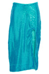 fabric midi skirt withll-over sequin appliqués