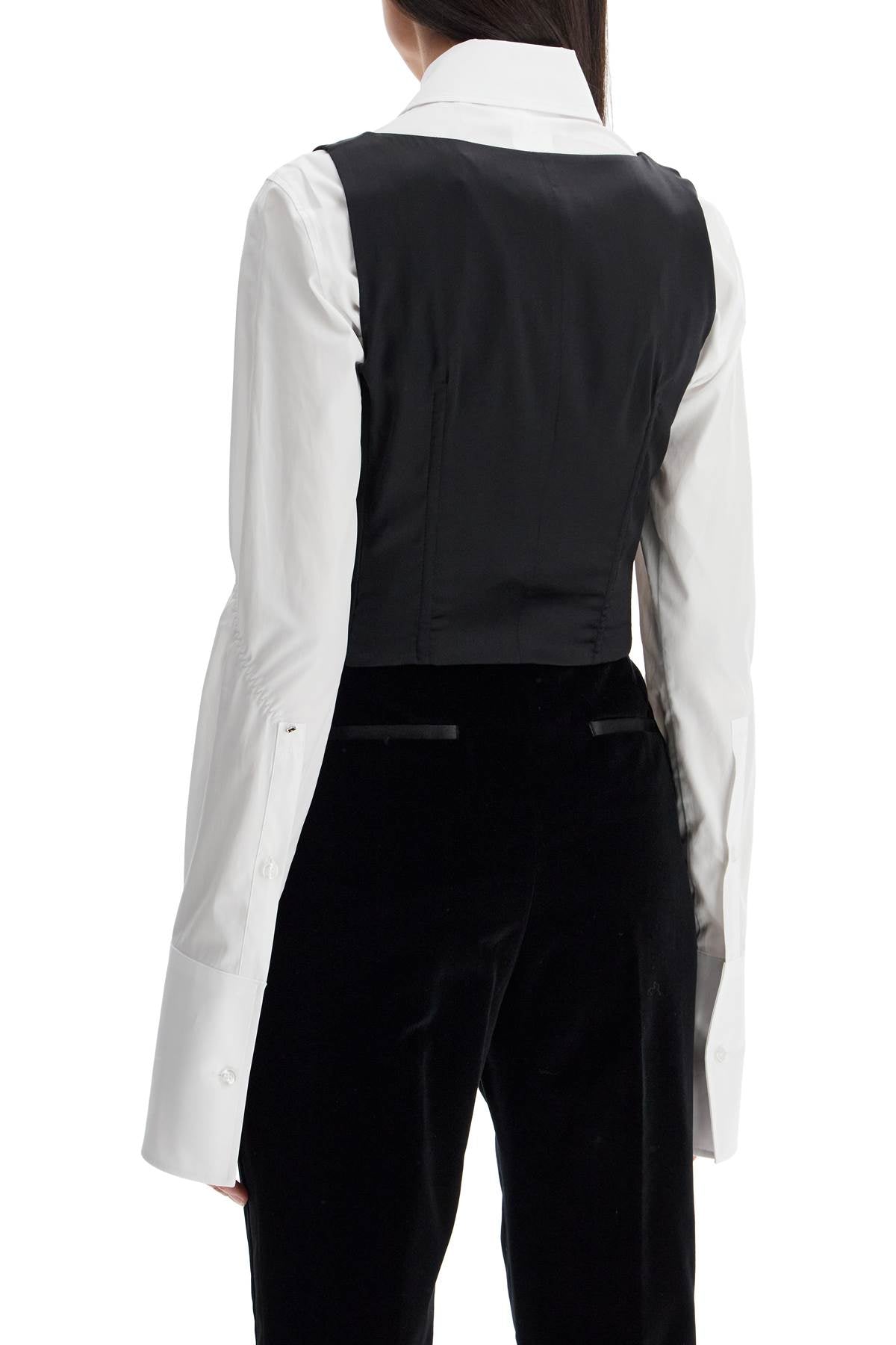 silk tuxedo vest