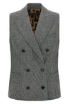 the dolce&gabbana vest defines a new concept of tailoring through a structured a