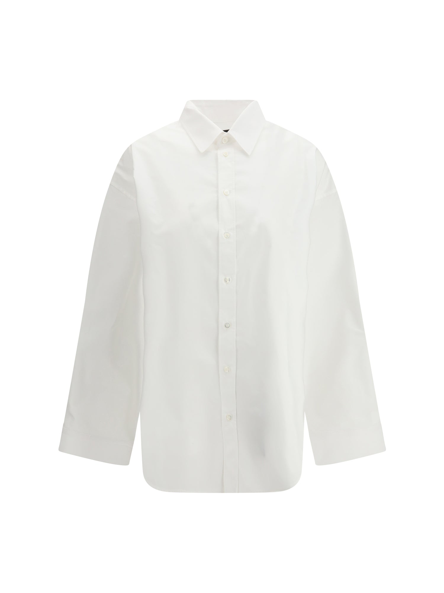 BALENCIAGA 34 lace-up cotton shirt