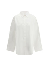 BALENCIAGA 34 lace-up cotton shirt