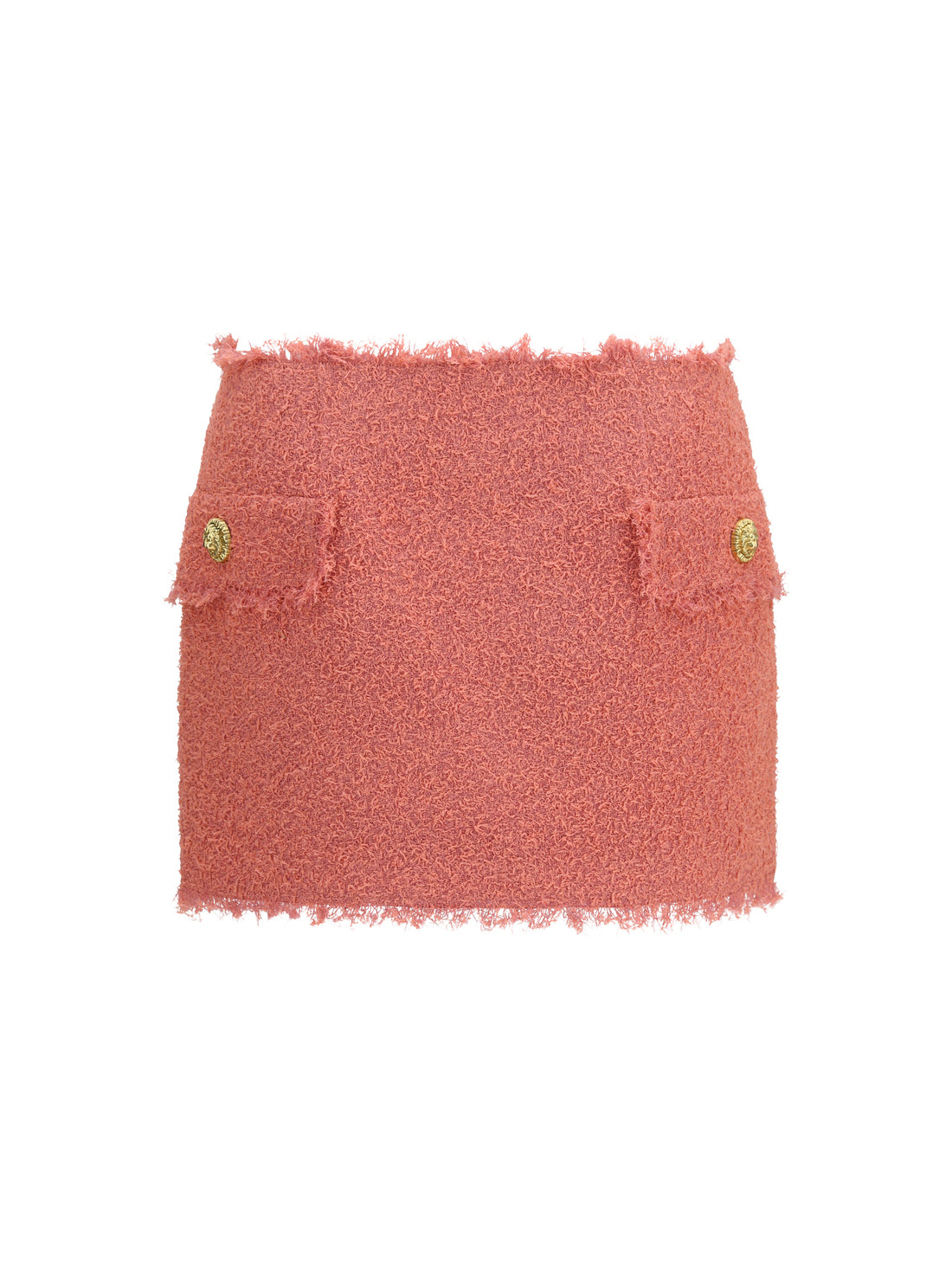 BALMAIN 40 tweed mini skirt