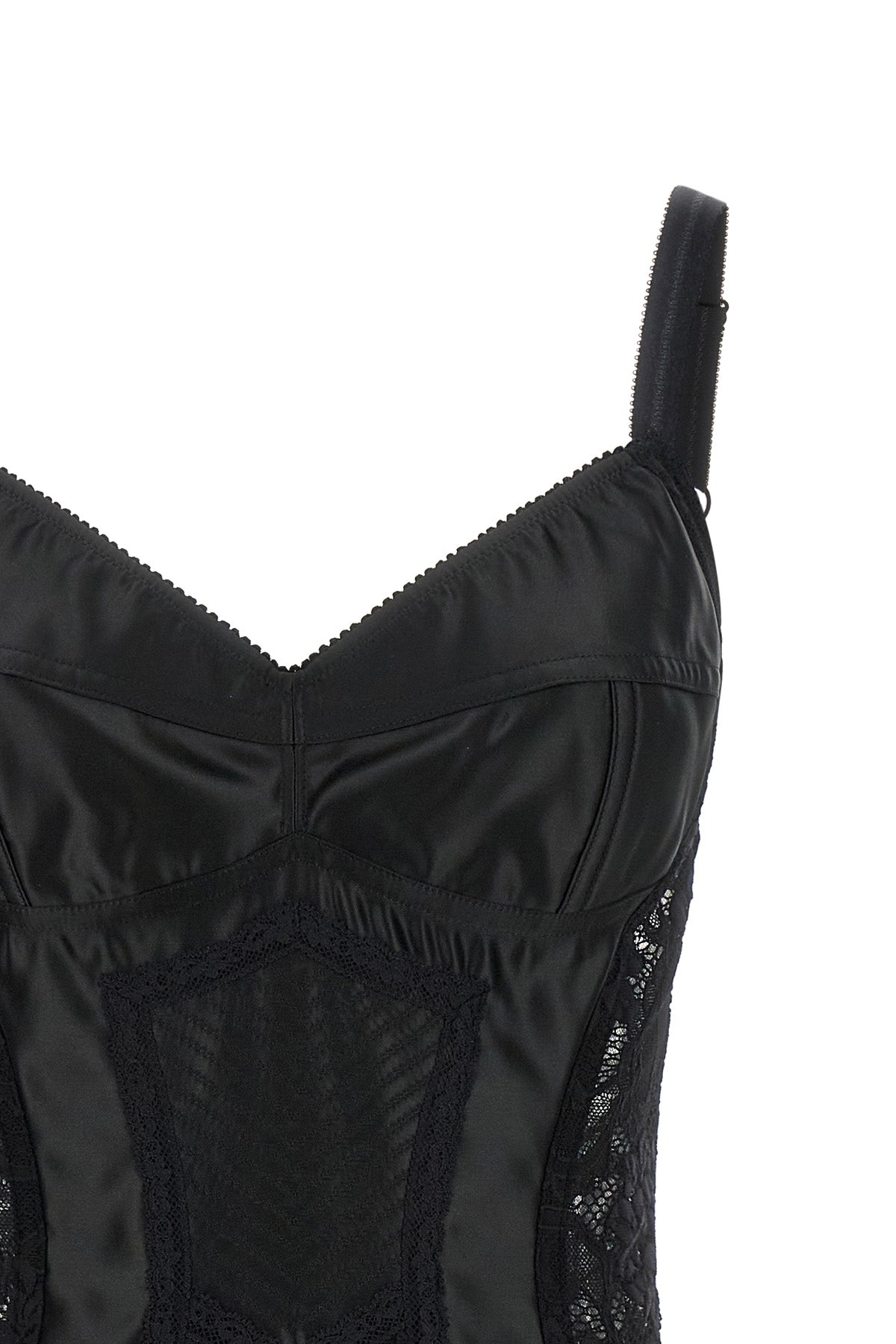 the dolce & gabbana bodysuit reinterprets the aesthetics of traditional corsetry