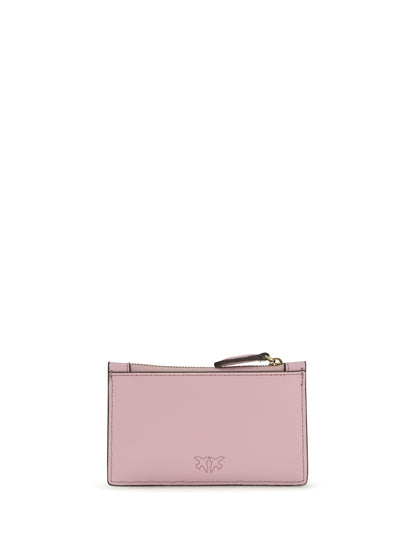 PINKO OS leather card holder 