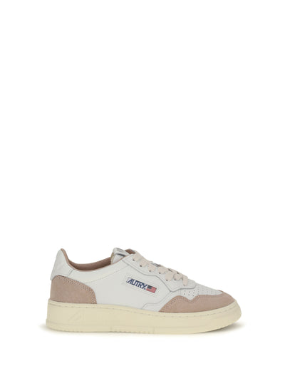 medalist low leather sneakers