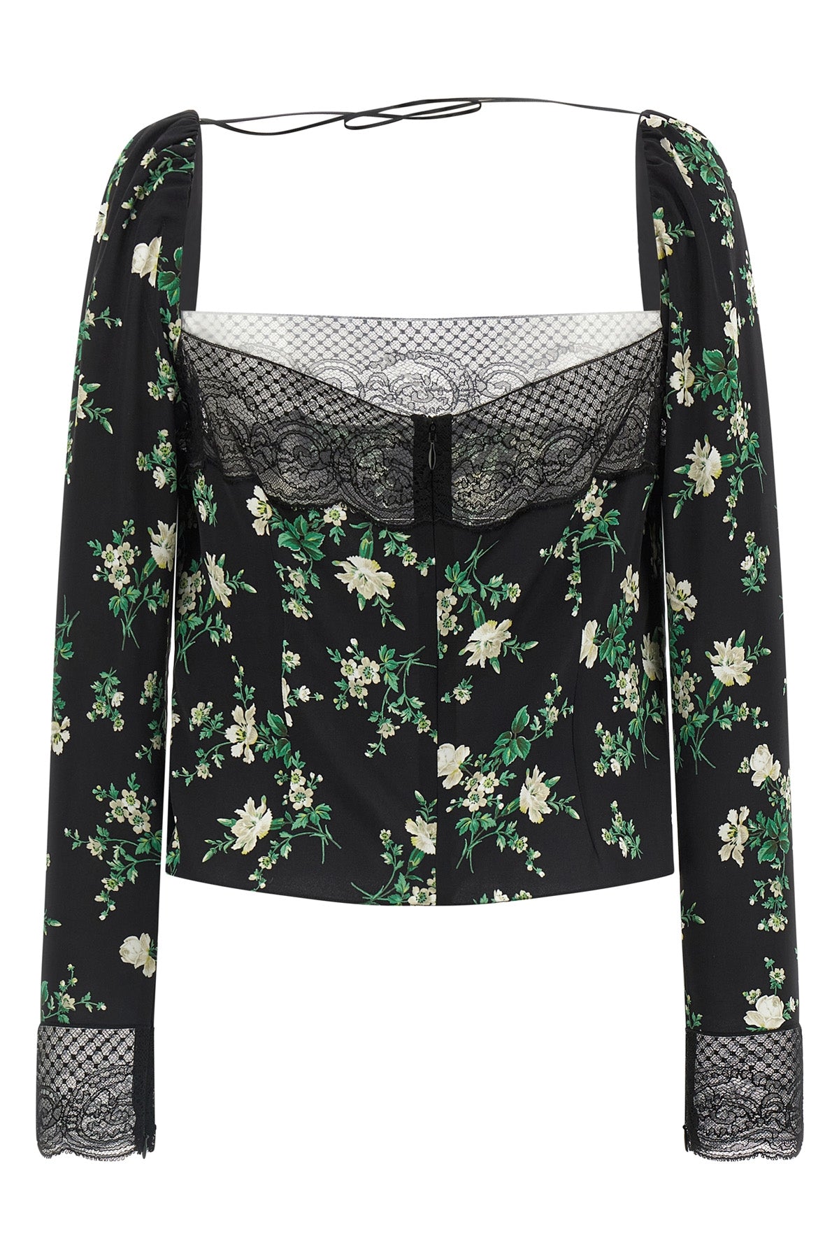 top in silk blend