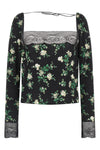 top in silk blend