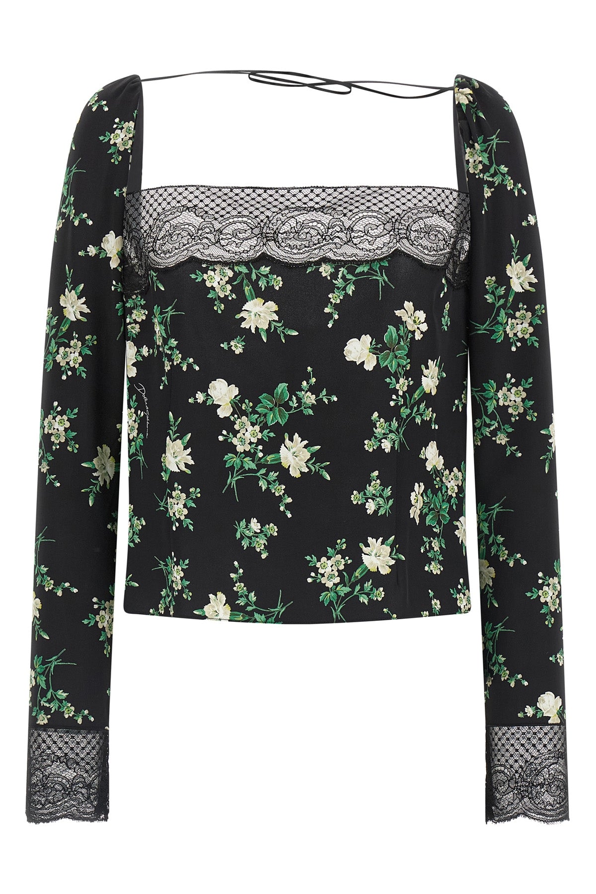 top in silk blend