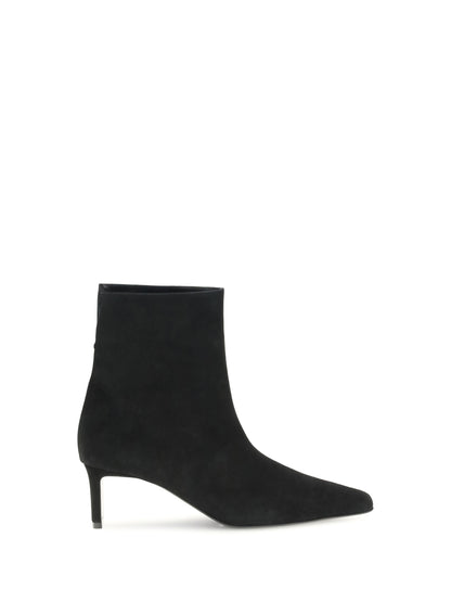 KHAITE 36 suede ankle boots