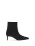 KHAITE 36 suede ankle boots