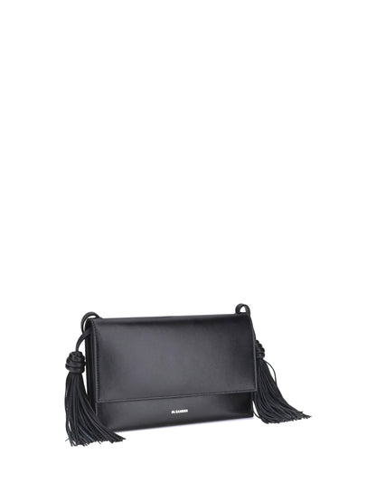 JIL SANDER OS tassel shoulder bag