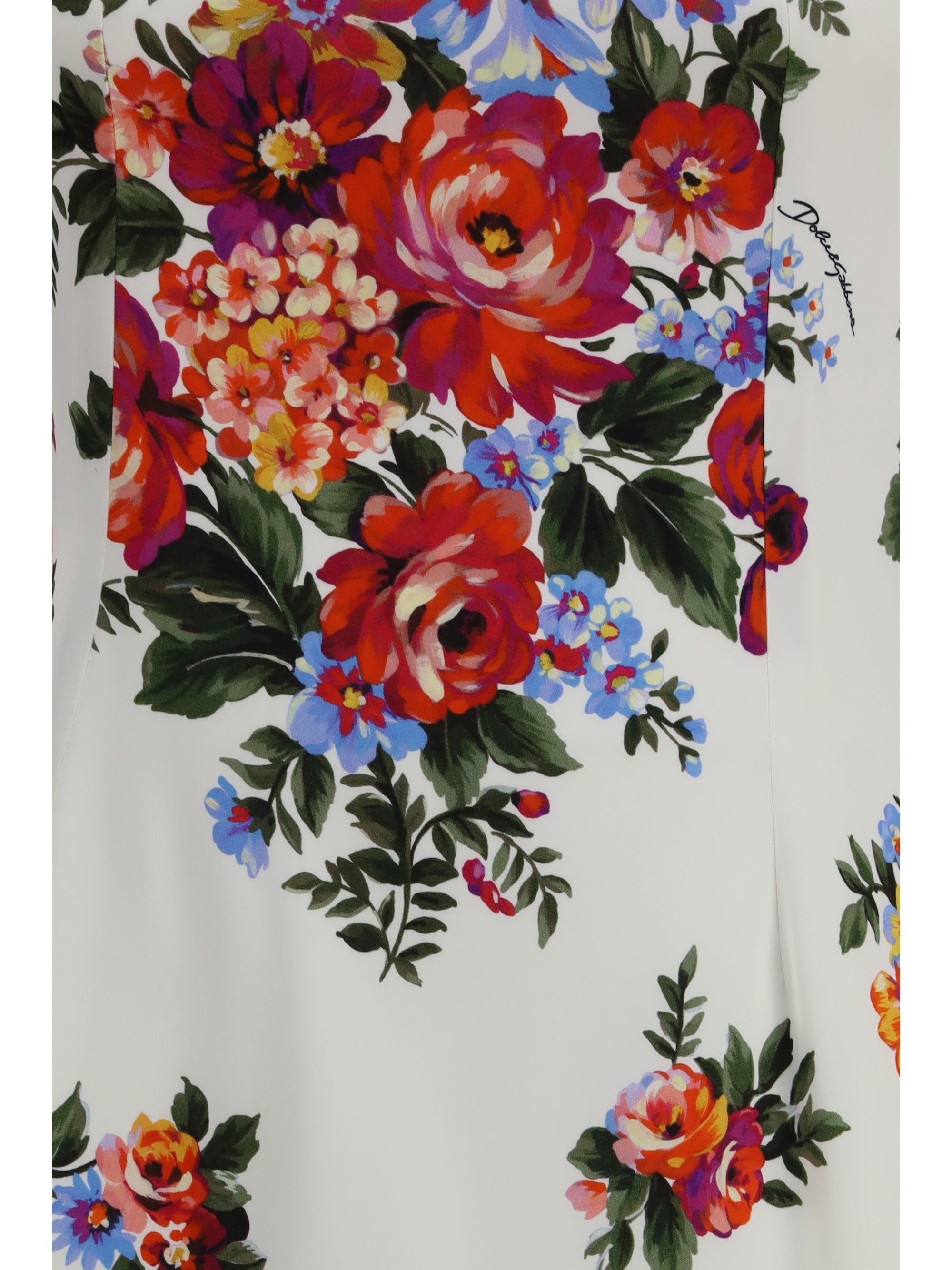 floral print stretch viscose dress