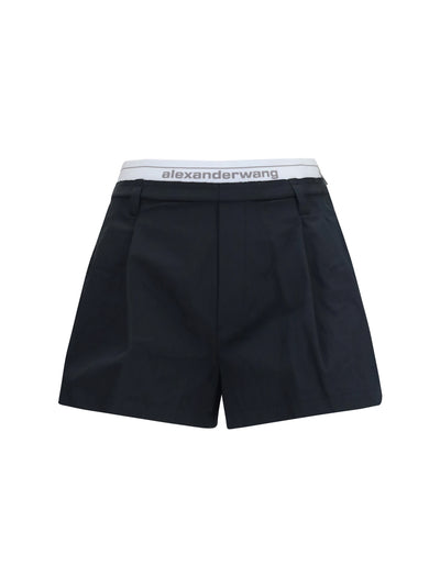 cotton shorts with elastic waistband