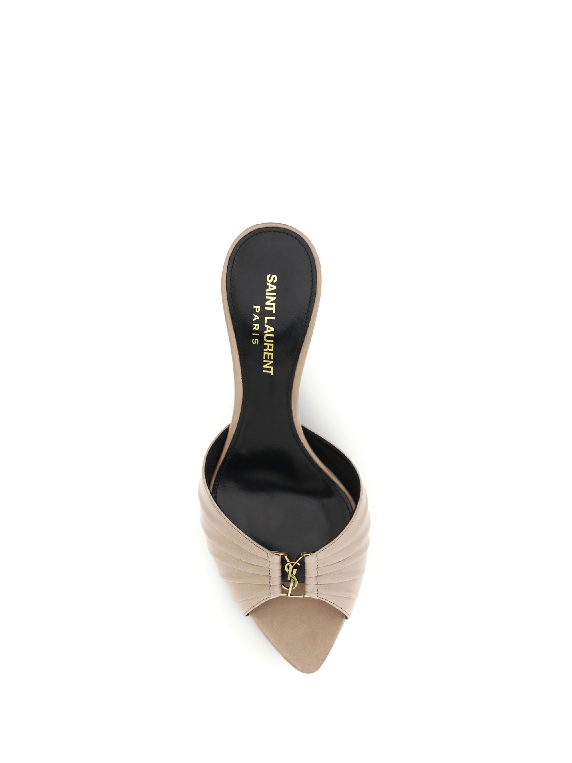 leather babylone mules