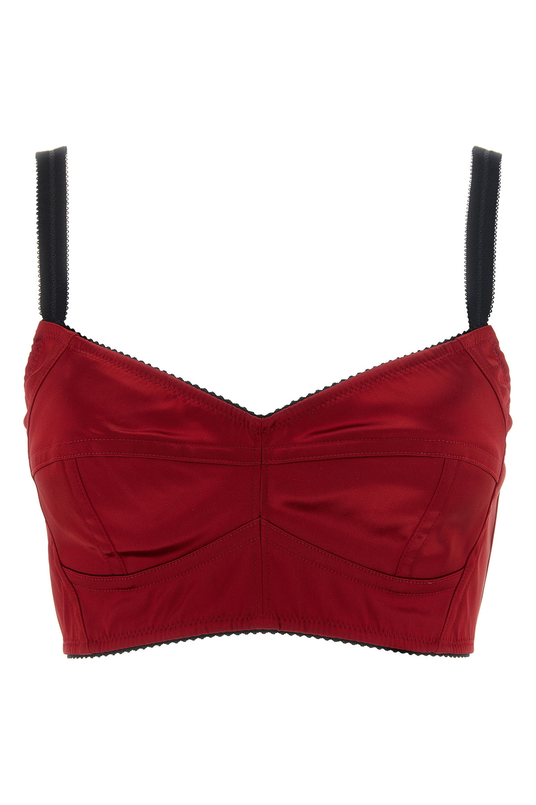 DOLCE &amp; GABBANA 42 the dolce &amp; gabbana top bustier respects a rigorous sartorial construction