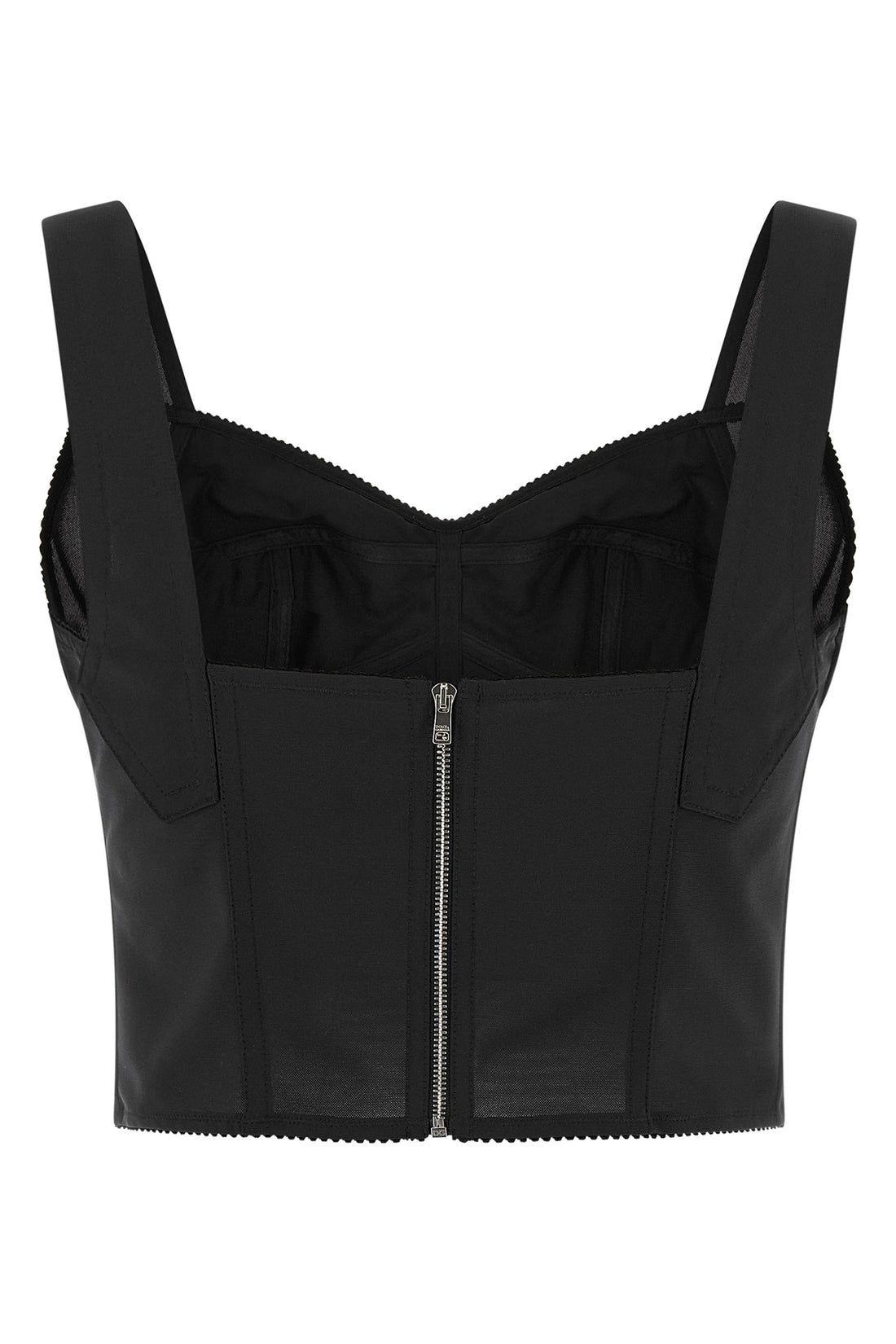 DOLCE &amp; GABBANA 38 the dolce&amp;gabbana top bustier defines the silhouette through a rigorous corset c