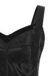 the dolce&gabbana top bustier defines the silhouette through a rigorous corset c