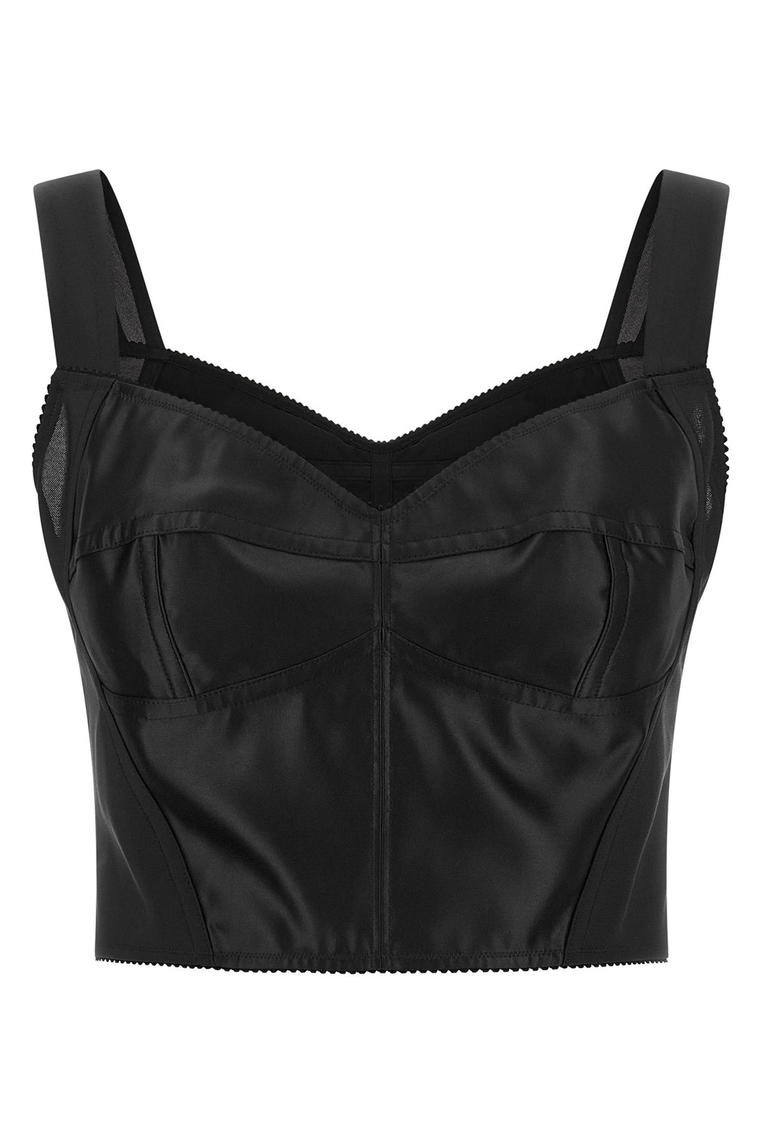 DOLCE &amp; GABBANA 38 the dolce&amp;gabbana top bustier defines the silhouette through a rigorous corset c