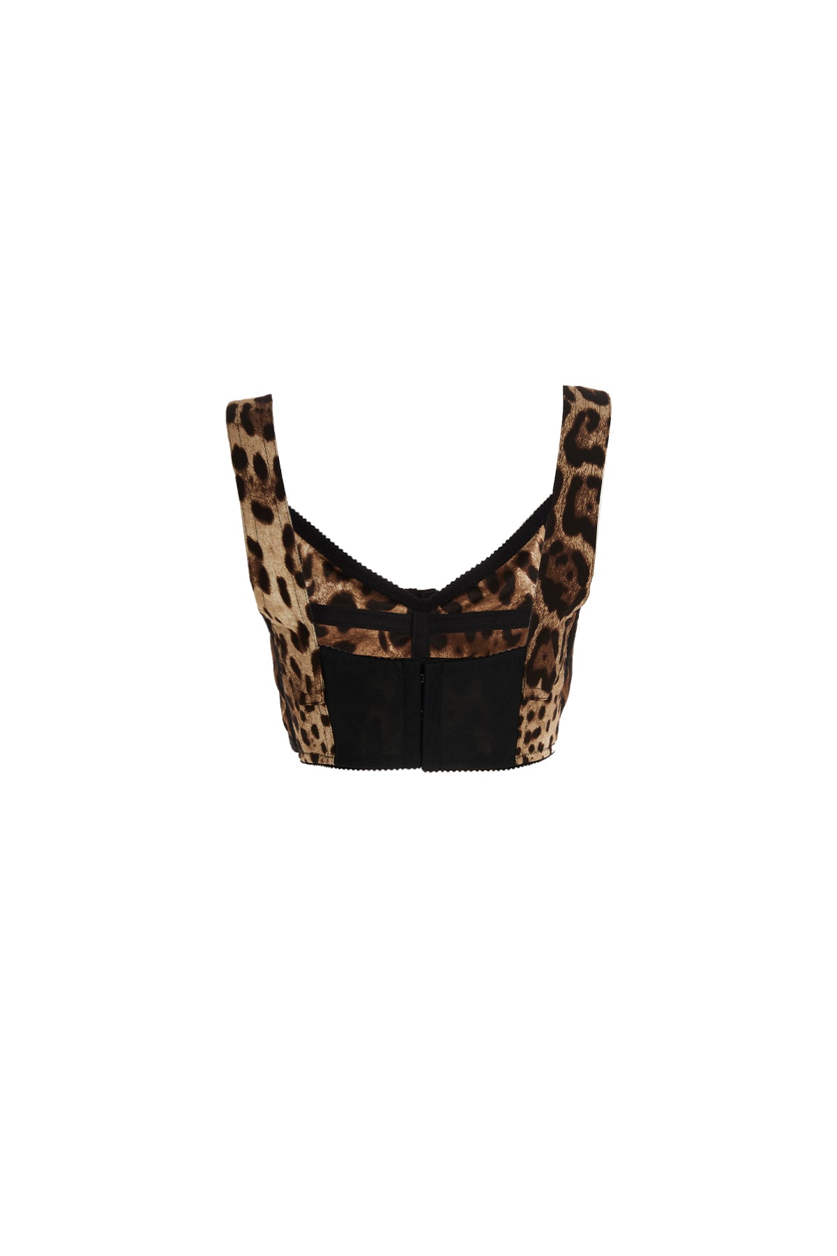 leopard print bustier top