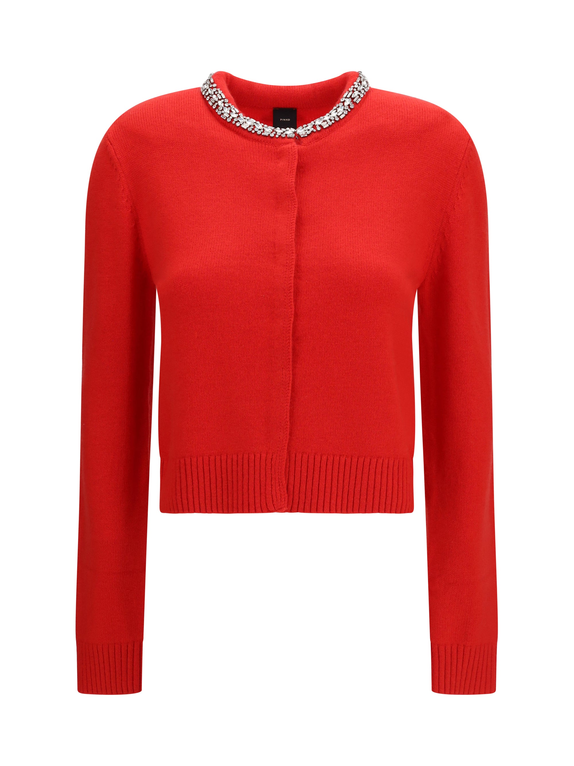 colonia cardigan with jewel collar