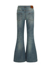 flared denim jeans